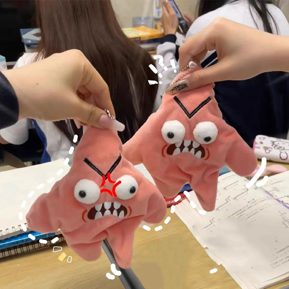 Angry Patrick Plush + Card