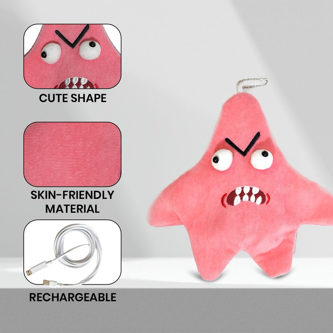 Angry Patrick Plush + Card